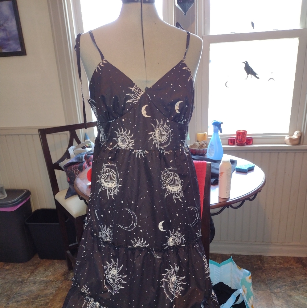 Boho sun moon maxi dress - Picture 1 of 3